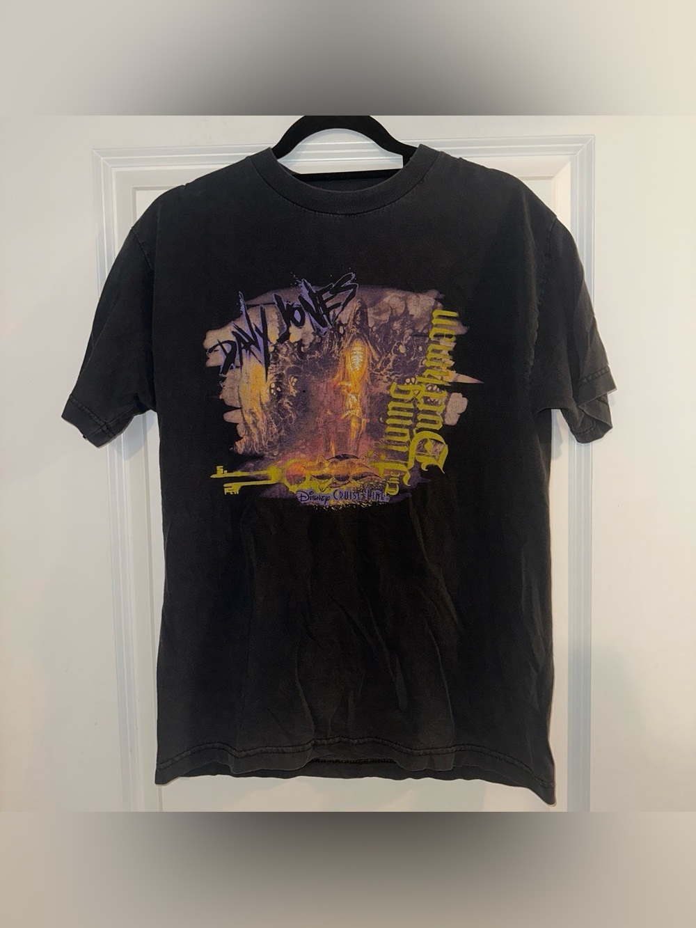 Vintage Y2K Disney Cruise Line Davy Jones Graphic Short-Sleeve - Size M